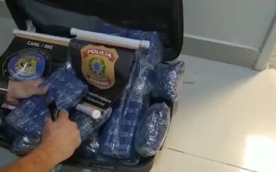 Passageira que saiu de Campo Grande é presa com cocaína no Aeroporto de Fortaleza