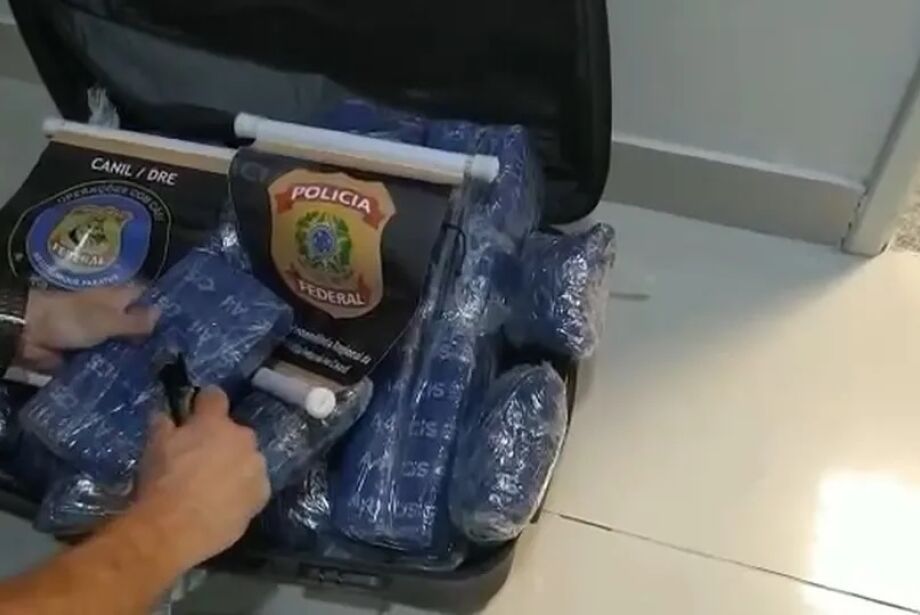 Passageira que saiu de Campo Grande é presa com cocaína no Aeroporto de Fortaleza