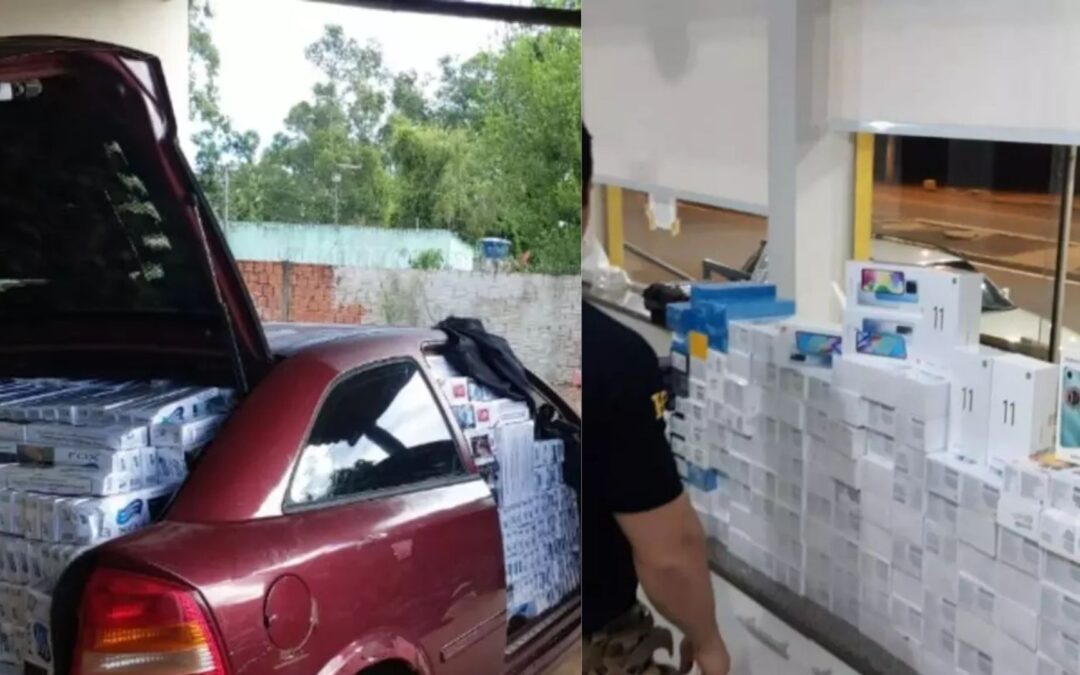 Com crime facilitado pela fronteira, narguilé e óculos chamam atenção no contrabando em MS