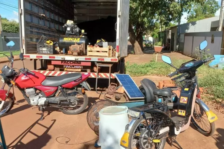 Polícia encontra casa utilizada como depósito de furto em Dourados