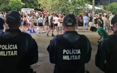 Primeira noite de carnaval da Capital é tranquila e PM prende cinco pessoas por porte de drogas