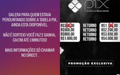 Estelionatários invadem perfis em redes sociais e induzem seguidores a realizarem pagamentos via PIX