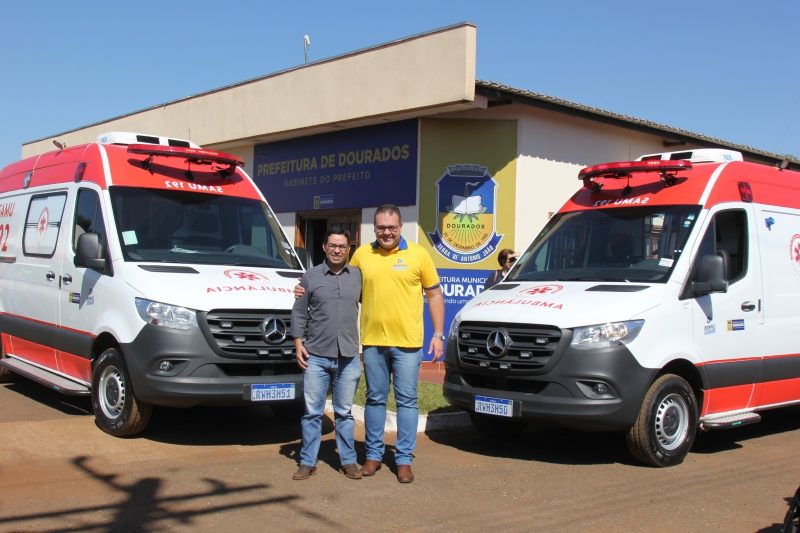 Alan Guedes anuncia mais oito ambulâncias para Saúde de Dourados