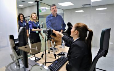 Na reabertura da agência do Detran no Shopping Campo Grande, usuários elogiam atendimento e nova estrutura