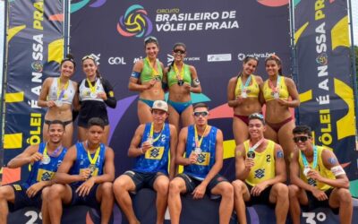 Campeões do Vôlei de Praia Sub-19 são definidos; torneio Aberto começa nesta quarta (10)