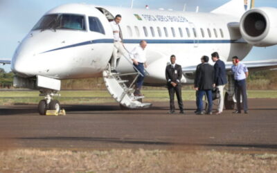 Vice-presidente, Geraldo Alckmin desembarca em Mato Grosso do Sul