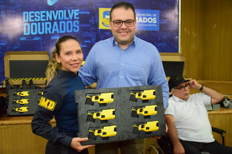 Guarda Municipal de Dourados recebe equipamento que é inovação em segurança