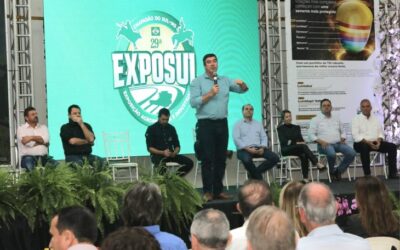 Na abertura da Exposul, Riedel destaca força econômica de Chapadão e ambiente positivo de negócios em MS