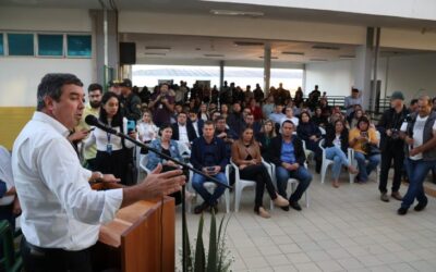 Governador destaca importância da formação técnica para desenvolvimento de MS em visita à fronteira