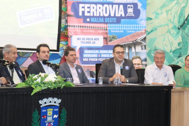 Alan Guedes participa da audiência pública pela inclusão do ramal Campo Grande-Ponta Porã na Ferrovia Malha Oeste