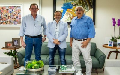 Presidente do TCE-MS recebe presidente do Conselho Fiscal da Santa Casa