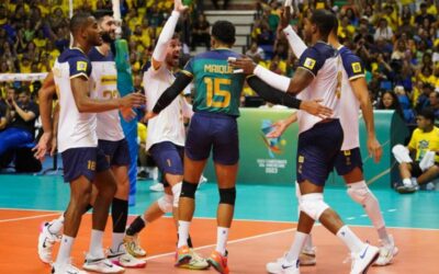 Brasil derrota Colômbia e mantém 100% no Sul-Americano Masculino de Vôlei