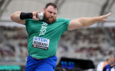 Darlan Romani fica em oitavo lugar no arremeso de peso do Mundial de Atletismo