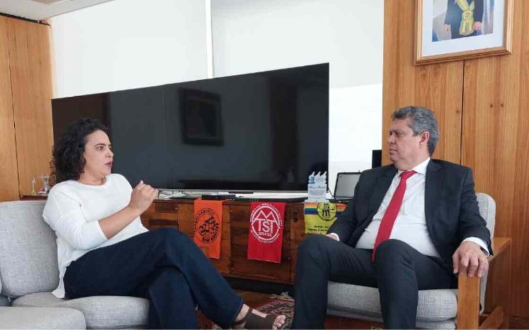 Gleice Jane se encontra com Ministro da Secretaria-Geral para debater políticas públicas para MS