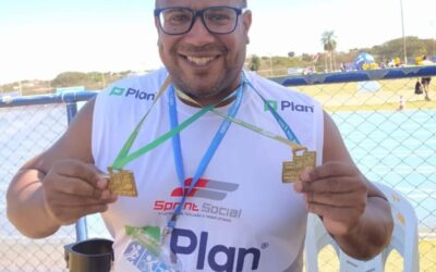 Campo-grandense Thiago Amaral conquista duas medalhas de ouro em competição paralímpica