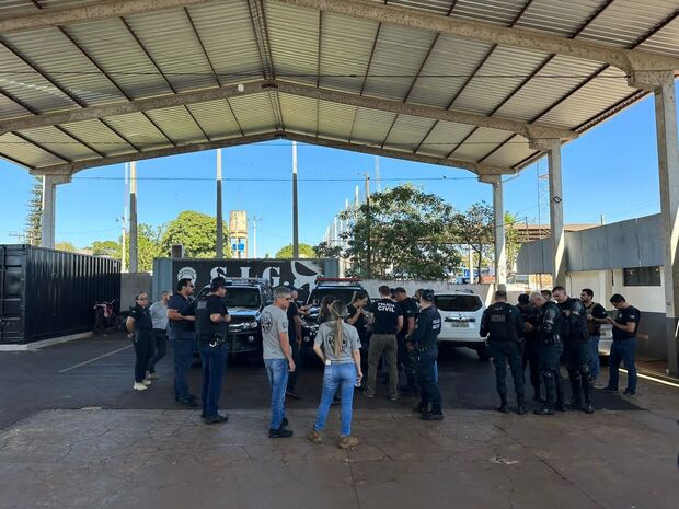 Polícia Civil realiza operação para combater tráfico de drogas na ‘favelinha’ de Maracaju