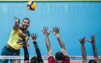 Brasil vence Catar no Rio e estreia com vitória no Pré-Olímpico de vôlei masculino