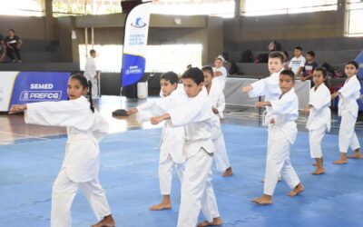 Disputa do Jires na categoria karatê reúne 10 escolas da Reme e 150 alunos
