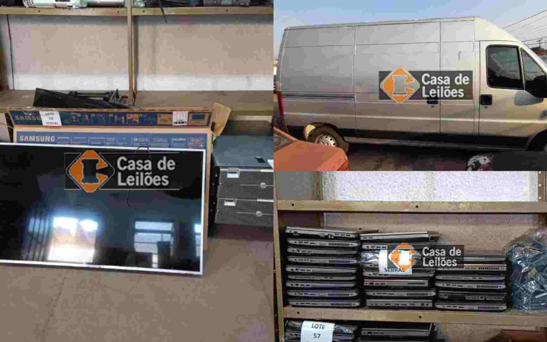 Furgão, notebook e Tvs estão em leilão do Sebrae com lances a partir de R$ 50 em Mato Grosso do Sul