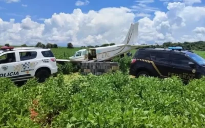 Piloto interceptado por aviões da FAB com aeronave carregada com 528 quilos de cocaína é preso