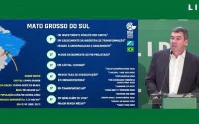 Em Washington, governador destaca potenciais e crescimento de MS para empresários, executivos e líderes mundiais