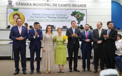 Com apoio ao desenvolvimento do agronegócio em MS, Riedel é homenageado pela Câmara da Capital