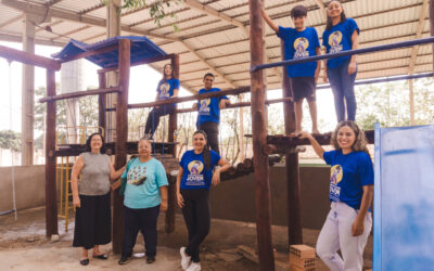 Feito com doações da comunidade, parquinho com acessibilidade é construído em projeto do Controlador Jovem