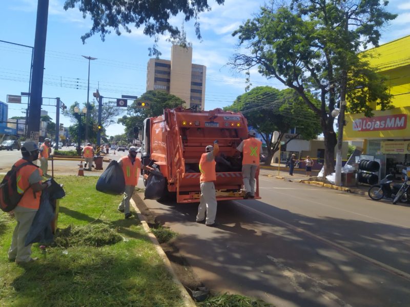 Coleta de lixo será suspensa no feriado de aniversário do Mato Grosso do Sul