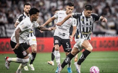 Corinthians e Santos empatam em clássico com gol contra e pênalti nos acréscimos