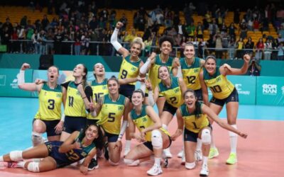 Seleção brasileira garante prata pan-americana no vôlei feminino