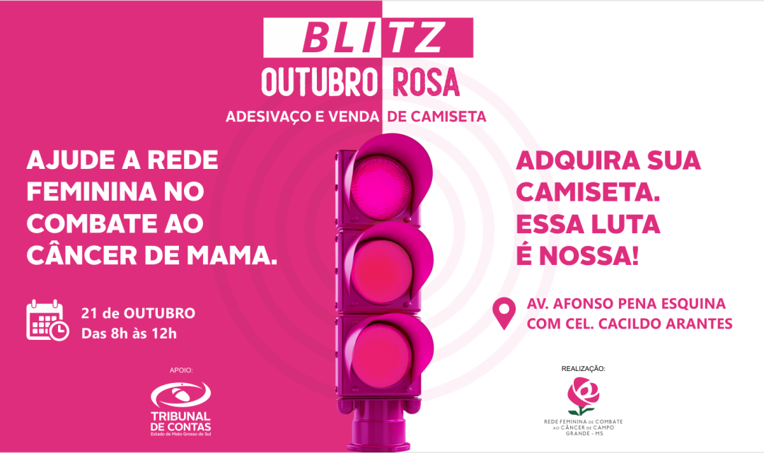 TCE-MS apoia ação da Rede Feminina de Combate ao Câncer
