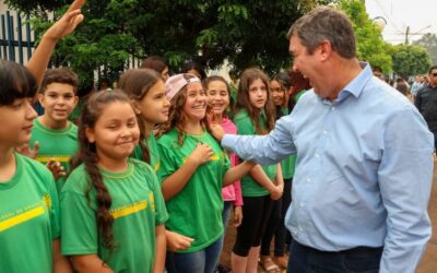 Investimentos de R$ 27 milhões: governador confere andamento de obras e reformas de escolas em MS