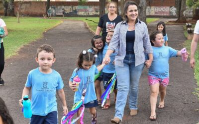 Primeira Emei revitalizada pelo Juntos pela Escola está com obras avançadas