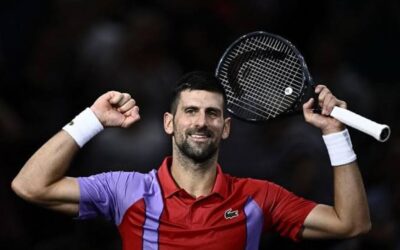 Djokovic desbanca Rublev e buscará 7º título no Masters 1000 de Paris