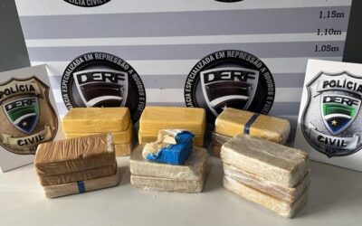 Ex-policiais roubam 65 kg de cocaína de traficante em Campo Grande