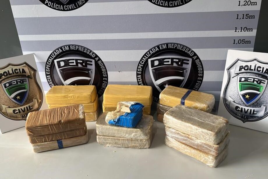 Ex-policiais roubam 65 kg de cocaína de traficante em Campo Grande