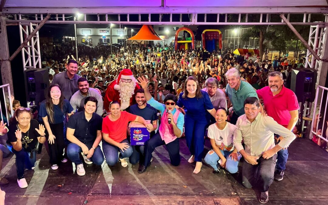 Magia Natalina chega ao Jardim Noroeste e leva alegria aos moradores da região do Prosa
