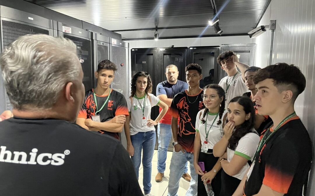 Agetec recebe visita técnica de alunos do Ensino Médio Técnico em Desenvolvimento de Sistemas do IFMS de Coxim