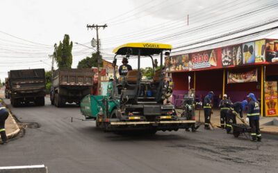 Com investimento de R$ 2,8 milhões em recapeamento, Prefeitura melhora a qualidade de vida de moradores e comerciantes de bairros da Capital