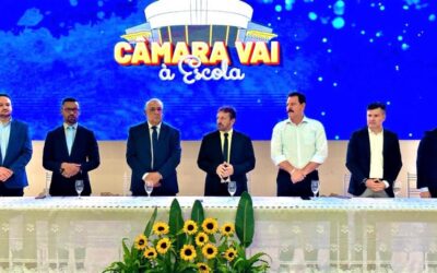 Em Chapadão do Sul, presidente do TCE-MS prestigia evento de encerramento do programa “Câmara Vai à Escola”