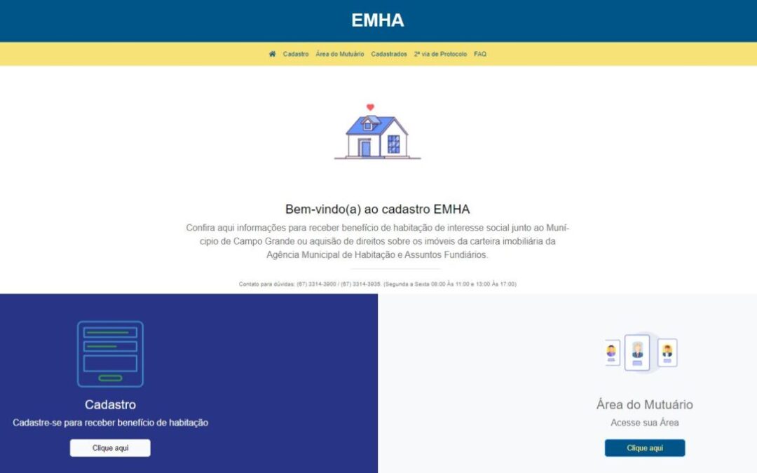 Para melhor atender mutuários Agetec lança novo portal online da Emha