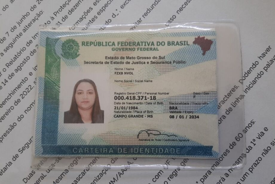 Novo Rg é Gratuito E Começou A Ser Emitido Em Mato Grosso Do Sul Confira O Passo A Passo 6882