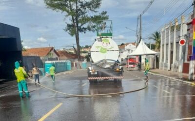 No Carnaval, Prefeitura mantém serviços de tapa-buracos e recolhe quase 10 toneladas de lixo na Esplanada e Praça do Papa