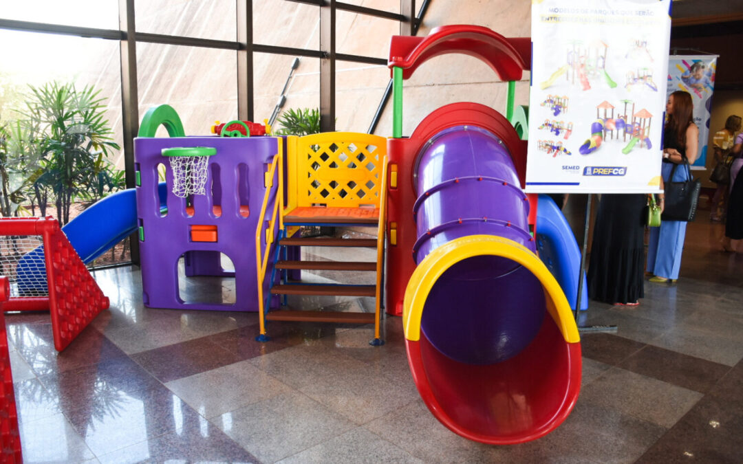 Prefeitura de Campo Grande compra parquinhos para todas as escolas da Reme