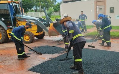 Equipes da Prefeitura trabalham na manutenção de ruas e avenidas não pavimentadas nas sete Regiões Urbanas