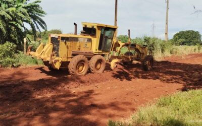 Prefeitura segue com ações de recuperação e cascalhamento de vias na Reserva Indígena