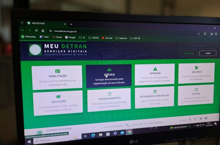 Agora no MS, primeiro emplacamento de veículo pode ser feito direto no site do Detran