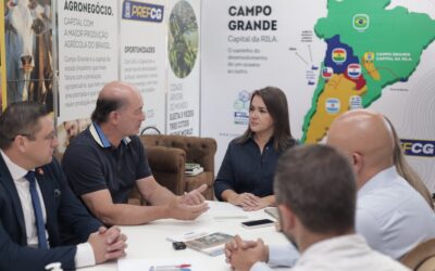 Ministro e empresários argentinos discutem com prefeitura proposta de conexão aérea em Campo Grande