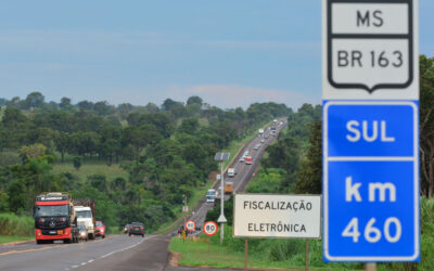 PRF aplica mais de 250 multas por excesso de velocidade por dia nas rodovias federais de MS