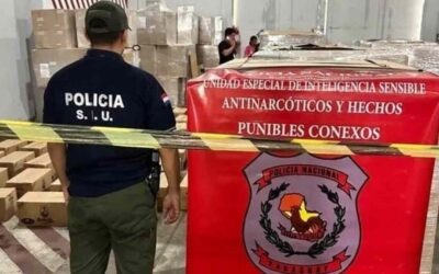 Polícia paraguaia apreende 1.600 quilos de cocaína em embalagens para receita de chipa